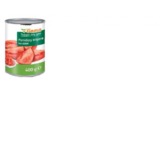 Pomidory krojone bez skórki 400g